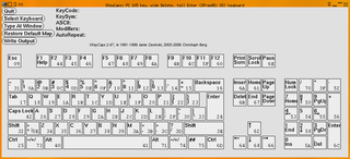 manipulate X11 keymaps (for xmodmap) graphically