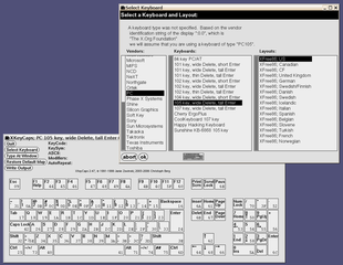 manipulate X11 keymaps (for xmodmap) graphically