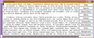 xless displaying placeholder text