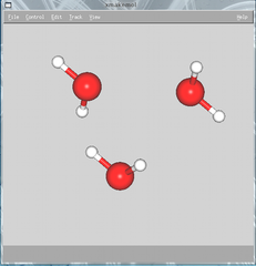 program for visualizing atomic and molecular systems (OpenGL)