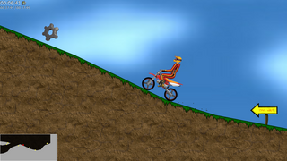 2D motocross platform game