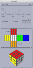 Screenshot of xmrubik from xmpuzzles.