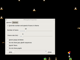 GNOME2 panel applet implementation of xpenguins
