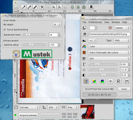 featureful graphical frontend for SANE (Scanner Access Now Easy)