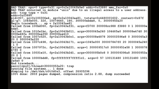 BSOD screen saver module from XScreenSaver