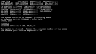 BSOD screen saver module from XScreenSaver