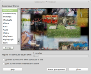 Webcollage screen saver module from XScreenSaver
