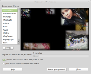 Webcollage screen saver module from XScreenSaver