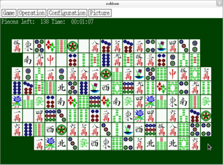 Shisen-sho puzzle game for X11