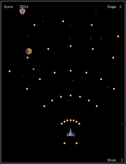 shoot 'em up game with the "not shooting" bonus