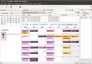 Calendar Extension for Thunderbird