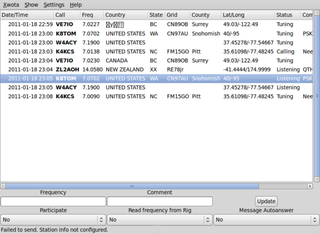 GTK client to the WOTA Database