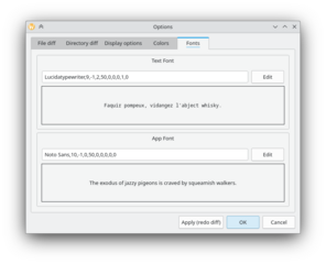 graphical file/directory comparison and merge tool