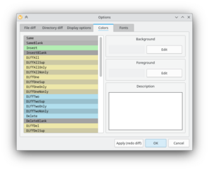 graphical file/directory comparison and merge tool