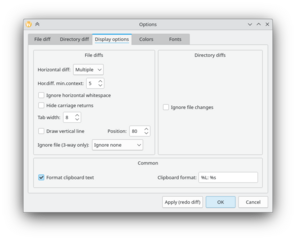 graphical file/directory comparison and merge tool