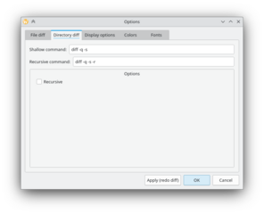 graphical file/directory comparison and merge tool