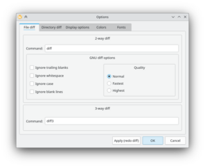 graphical file/directory comparison and merge tool