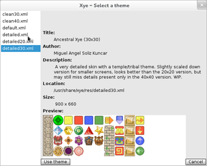 Choosing a theme