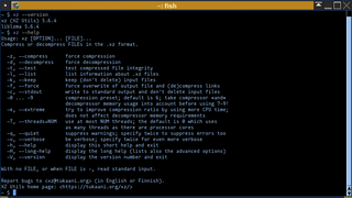 XZ-format compression utilities