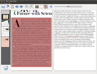 graphical interface for cuneiform and tesseract