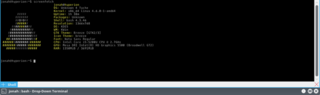 Quake-style terminal emulator based on KDE Konsole technology