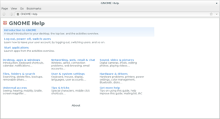 Help browser for GNOME