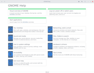 Help browser for GNOME