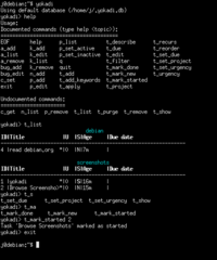 using yokadi with TAB completion