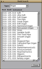 A way of finding all instrument patches of any given type