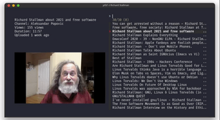 script to find and watch youtube videos from the terminal