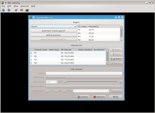 television viewer for the GNOME environment