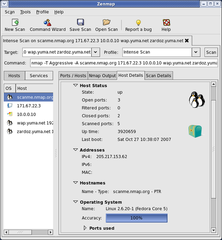 The Network Mapper Front End