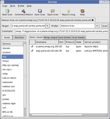 The Network Mapper Front End