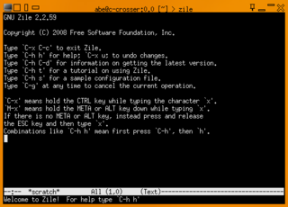 very small Emacs-subset editor
