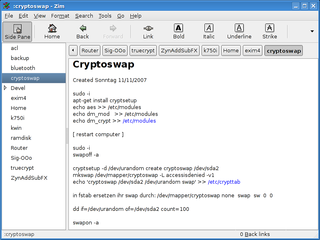 graphical text editor based on wiki technologies
