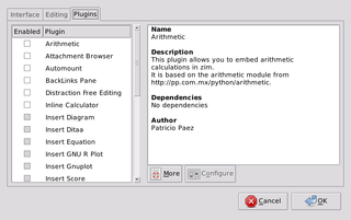 Preference Plugins