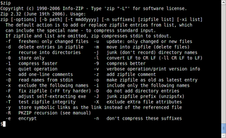 Archiver for .zip files