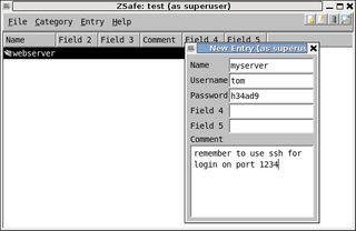 Password manager with encryption