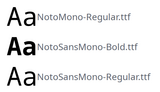 fonts-noto-mono